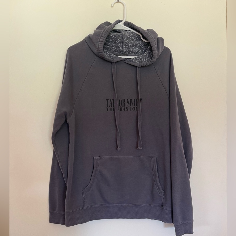 Taylor Swift Eras tour 2023 2024 oversized hoodie charcol gray swifties fan